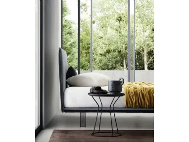 Snap fabric bed with Le Comfort headboard