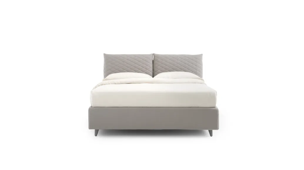 Bed with quilted headboard So Regular by Noctis.