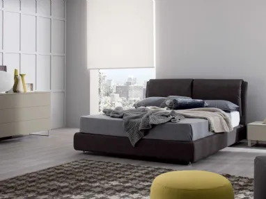 Bed with storage box Space by Spagnol Furniture