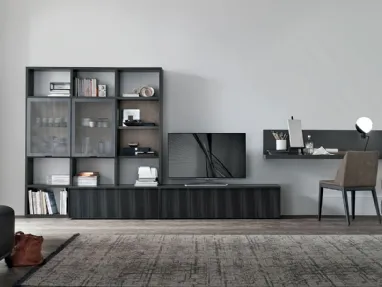 Atlas bookcase UNIT AT205 by Tomasella