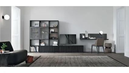 Atlas bookcase UNIT AT205 by Tomasella