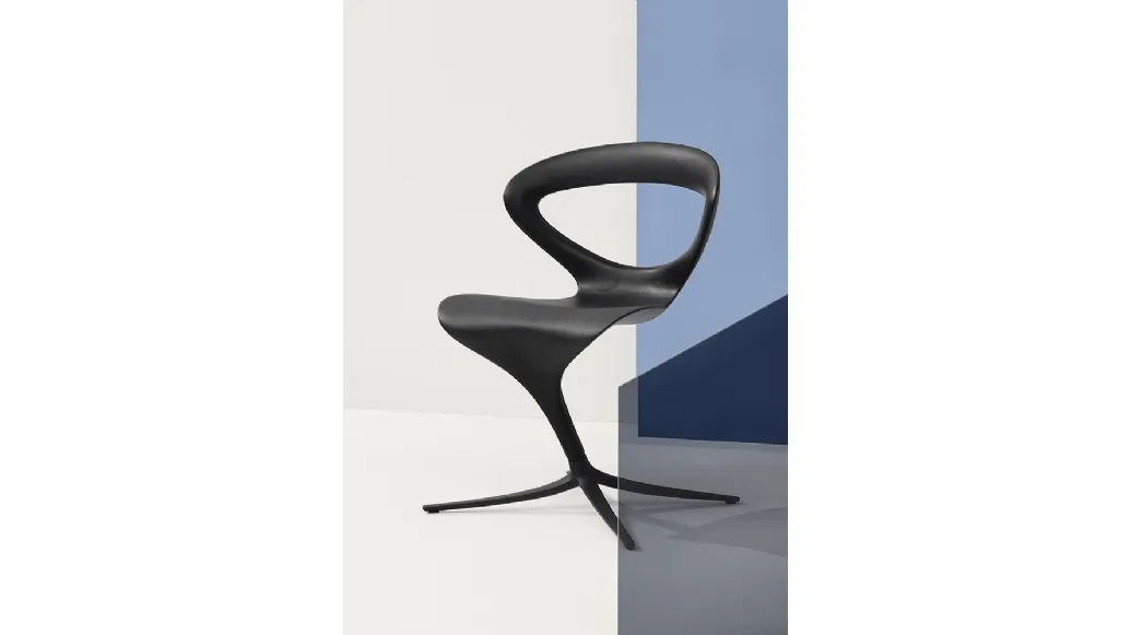 Design chair Callita Chair in polyurethane with black finish by Infiniti