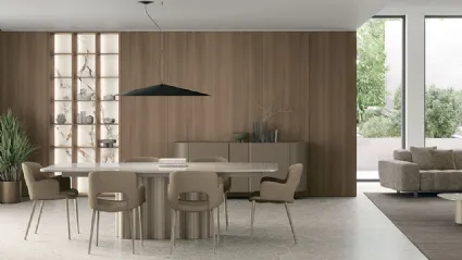 Dora chair in nabuk by Tomasella.