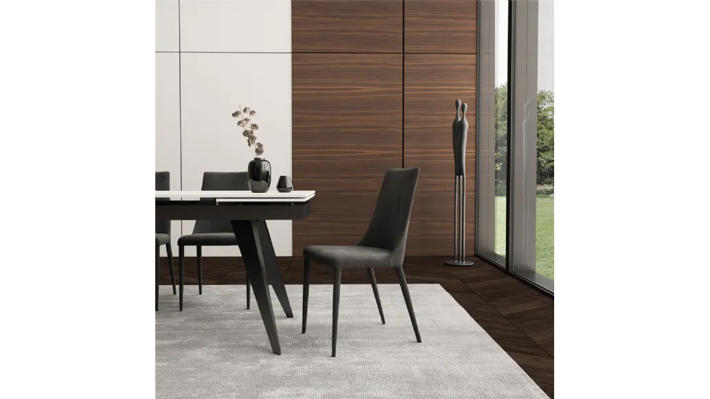 Velvet chair Ely by Easyline