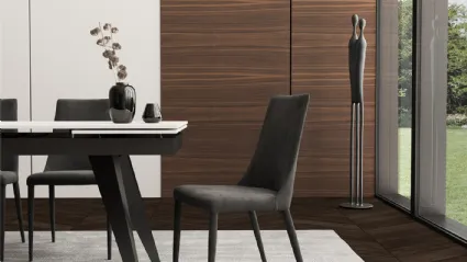 Velvet chair Ely by Easyline