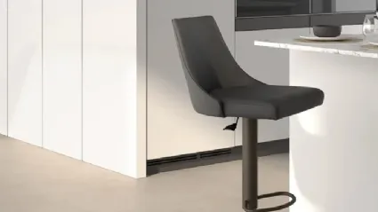 Faux leather stool Flick by Easyline