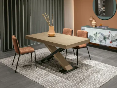 Elegant stackable chair Fuji by Target Point.