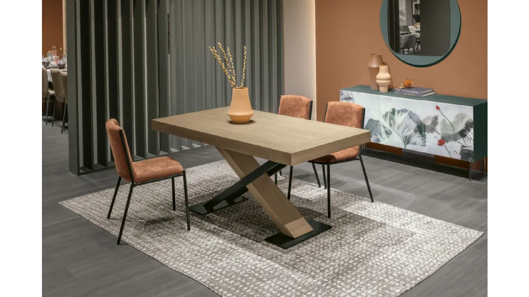 Elegant stackable chair Fuji by Target Point.