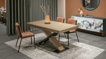 Elegant stackable chair Fuji by Target Point.