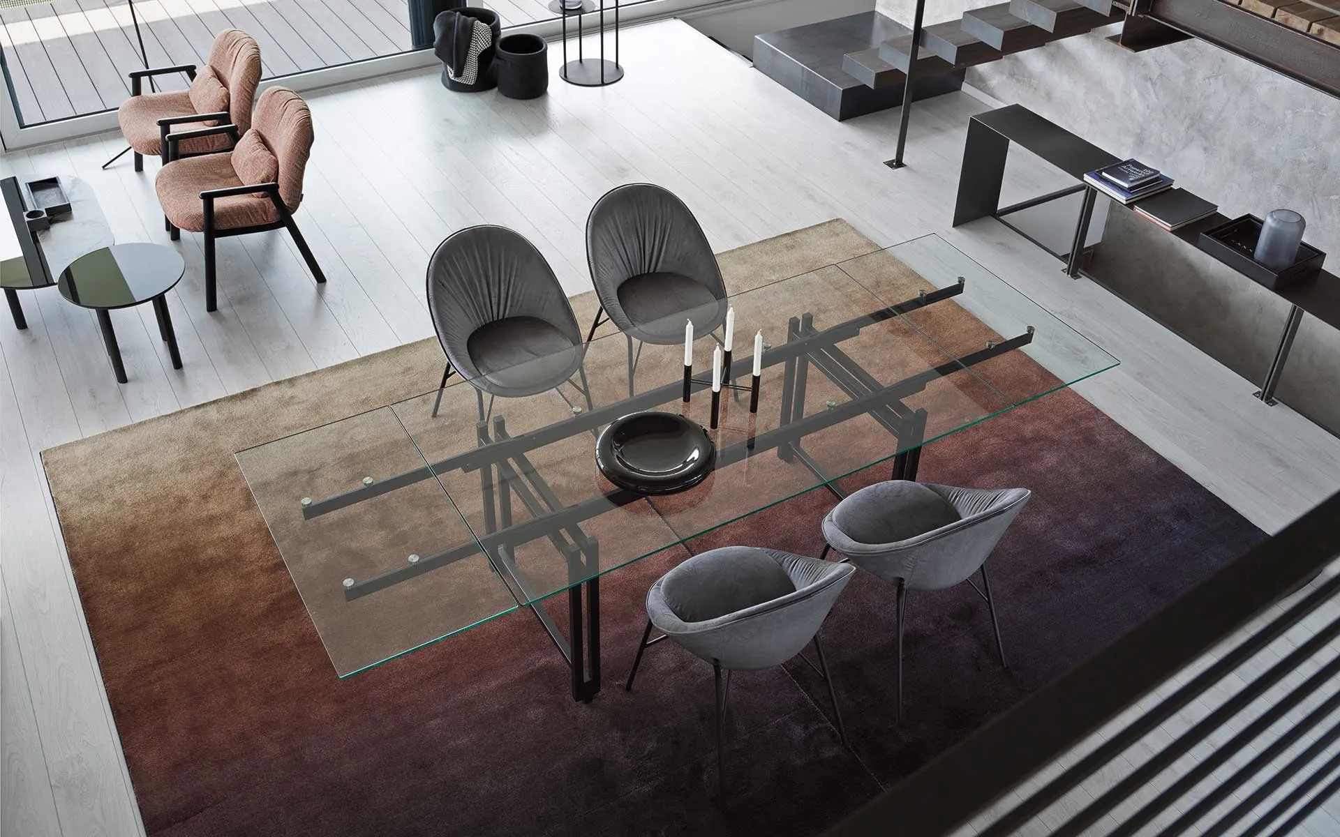 Lilly microfiber chair by Calligaris