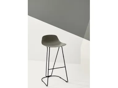 Pure Loop Mini Stool in polypropylene by Infiniti