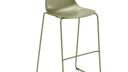 Stool Pure Loop Mini Rod in polypropylene by Infiniti.