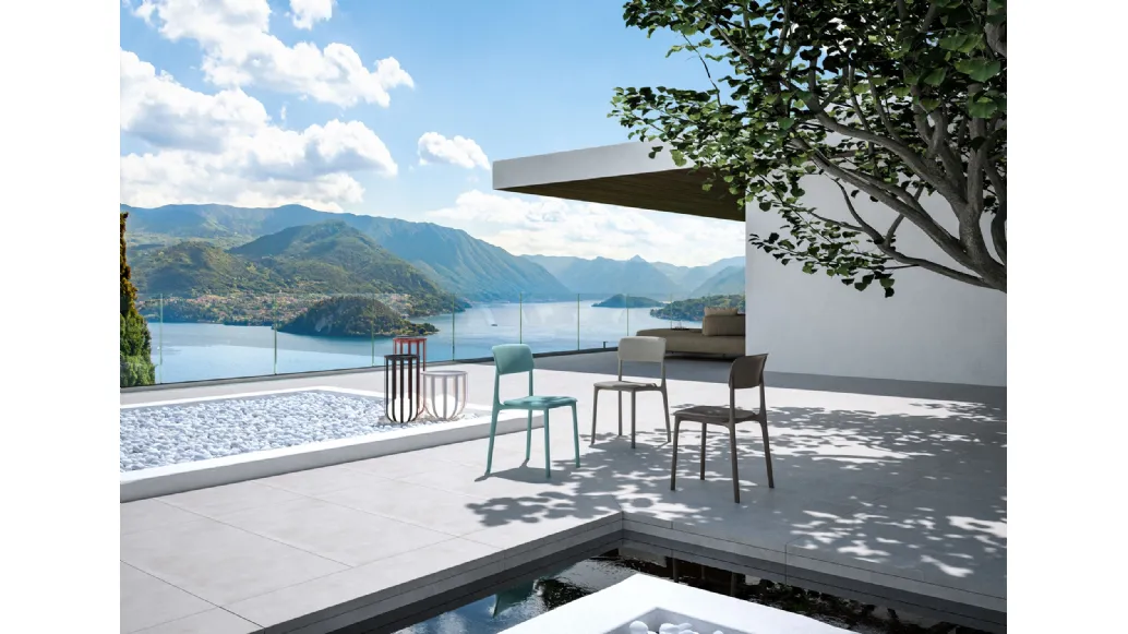 Polypropylene Quintaci chair by Easyline