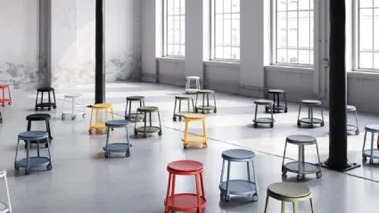 Round&Roll stool by Infiniti