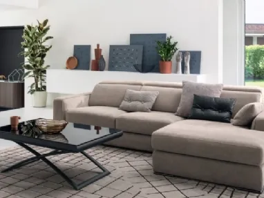 Sofa with peninsula Cast by Calligaris