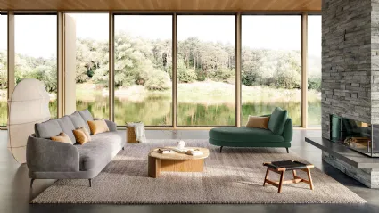 Jand fabric living room by Le Comfort