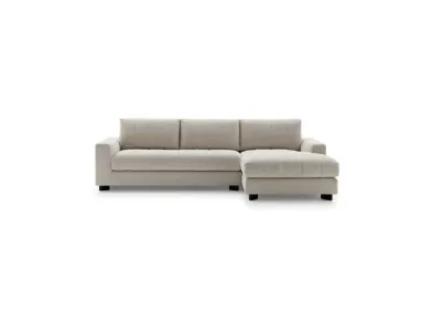 Fabric sofa with chaise longue Luvon by Ditre Italia