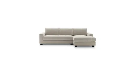 Fabric sofa with chaise longue Luvon by Ditre Italia