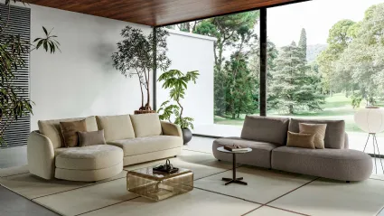 Togo living room set with peninsula and linear by Le Comfort