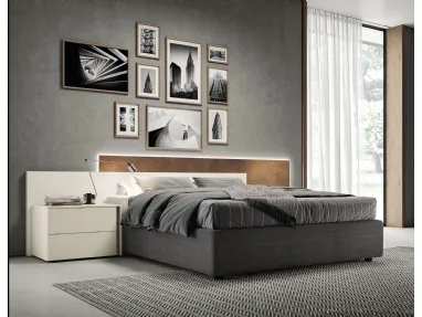 Bedside table Arc by Spagnol Mobili