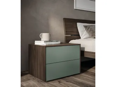 Bedside table Cap by Spagnol Mobili