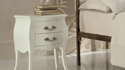 Tonin Casa lacquered wooden bedside table Freda.