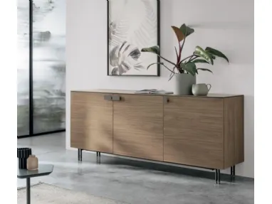 Tomasella's Basilea Walnut Amber Sideboard.