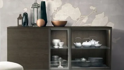 Madia Metropolis B01 in moka oak material by Tomasella.