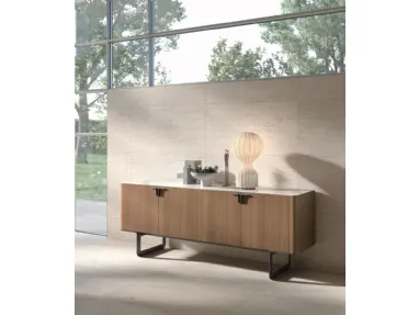 Pandora sideboard in oak cognac finish by Tomasella.