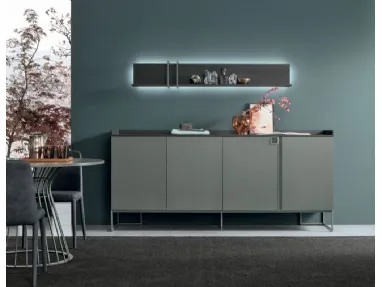 Madia Sir S06 in matte basalt material by Tomasella.