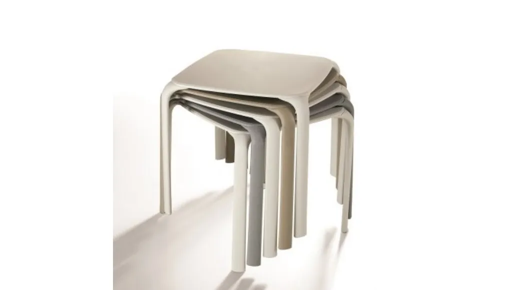 Drop Table Square polypropylene table by Infiniti