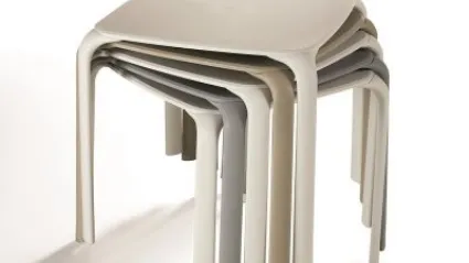 Drop Table Square polypropylene table by Infiniti