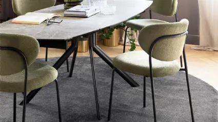 Extendable table Giove Plus by Connubia.