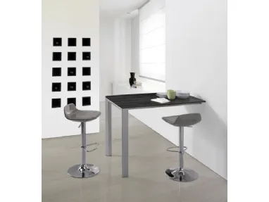 Extendable peninsula table High-up by Sedie Brianza