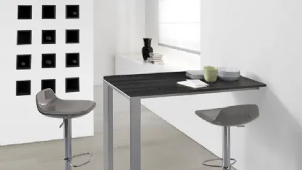 Extendable peninsula table High-up by Sedie Brianza