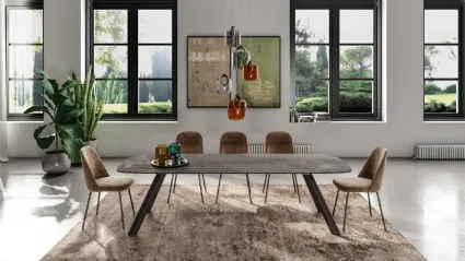 Sirio table with HPL top from Easyline.