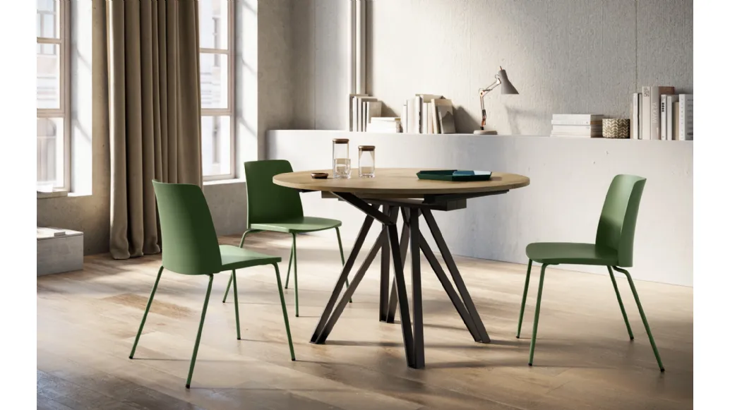 Extendable round table York by Arredo3.