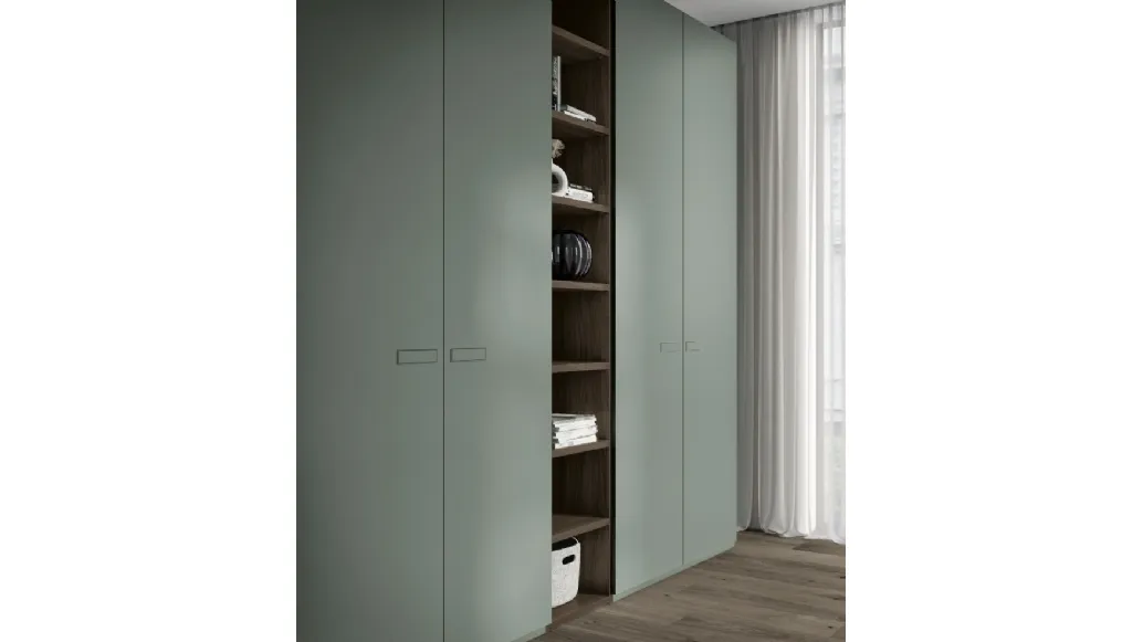 Ardecò Axel Verde Laguna Wardrobe by Spagnol Mobili.