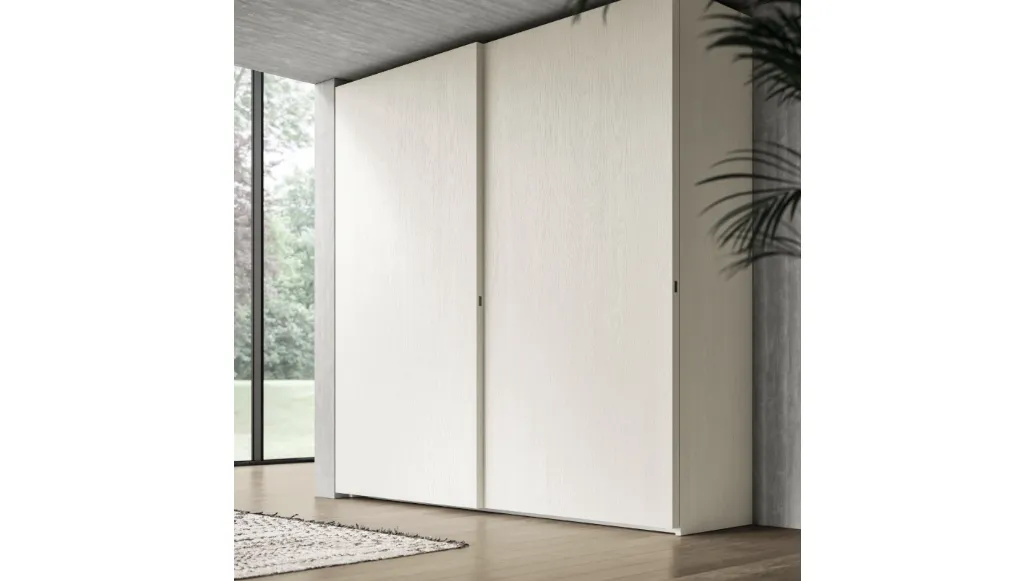 Ardecò Forte Pinstriped Mother-of-Pearl Wardrobe by Spagn