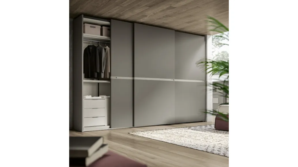 Ardecò Forte Max Fango wardrobe by Spagnol Mobili.