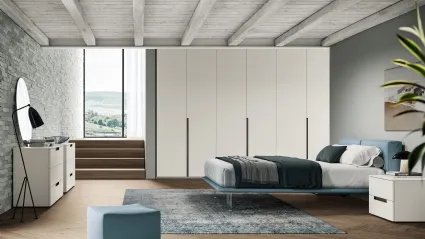 Ardecò Grip Platinum wardrobe by Spagnol Mobili