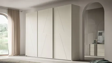 Ardecò Metropolis Mother-of-pearl wardrobe by Spagnol Mobili.