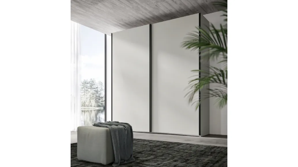 Ardecò Omega London Grey Wardrobe by Spagnol Mobili.
