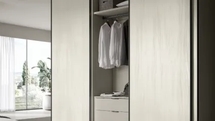 Ardecò Telaino Noce Sider Wardrobe by Spagnol Mob
