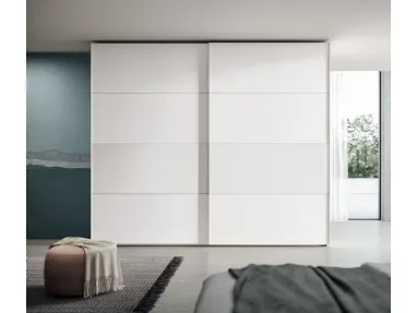 Ardecò Window Snow wardrobe by Spagnol Mobili.