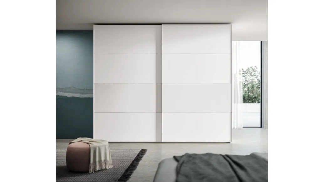Ardecò Window Snow wardrobe by Spagnol Mobili.
