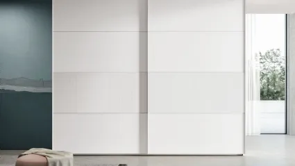 Ardecò Window Snow wardrobe by Spagnol Mobili.