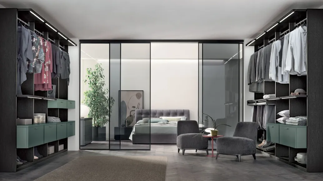 Doxa walk-in closet by Tomasella.