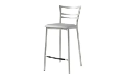 Metal stool with padded seat Go! of Connubia