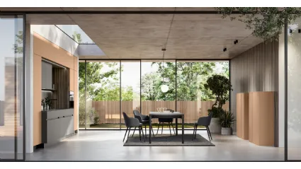 Modern linear kitchen Cloe 04 by Arredo3